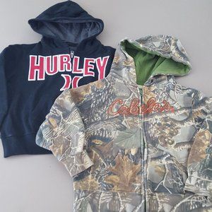Boy Size 4T Sweatshirts Camo Black